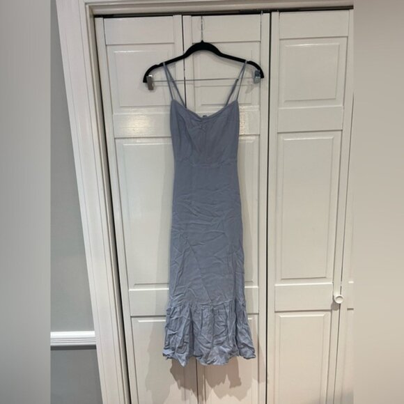 EUC Reformation Emersyn Midi Dress in Mineral - Picture 4 of 8